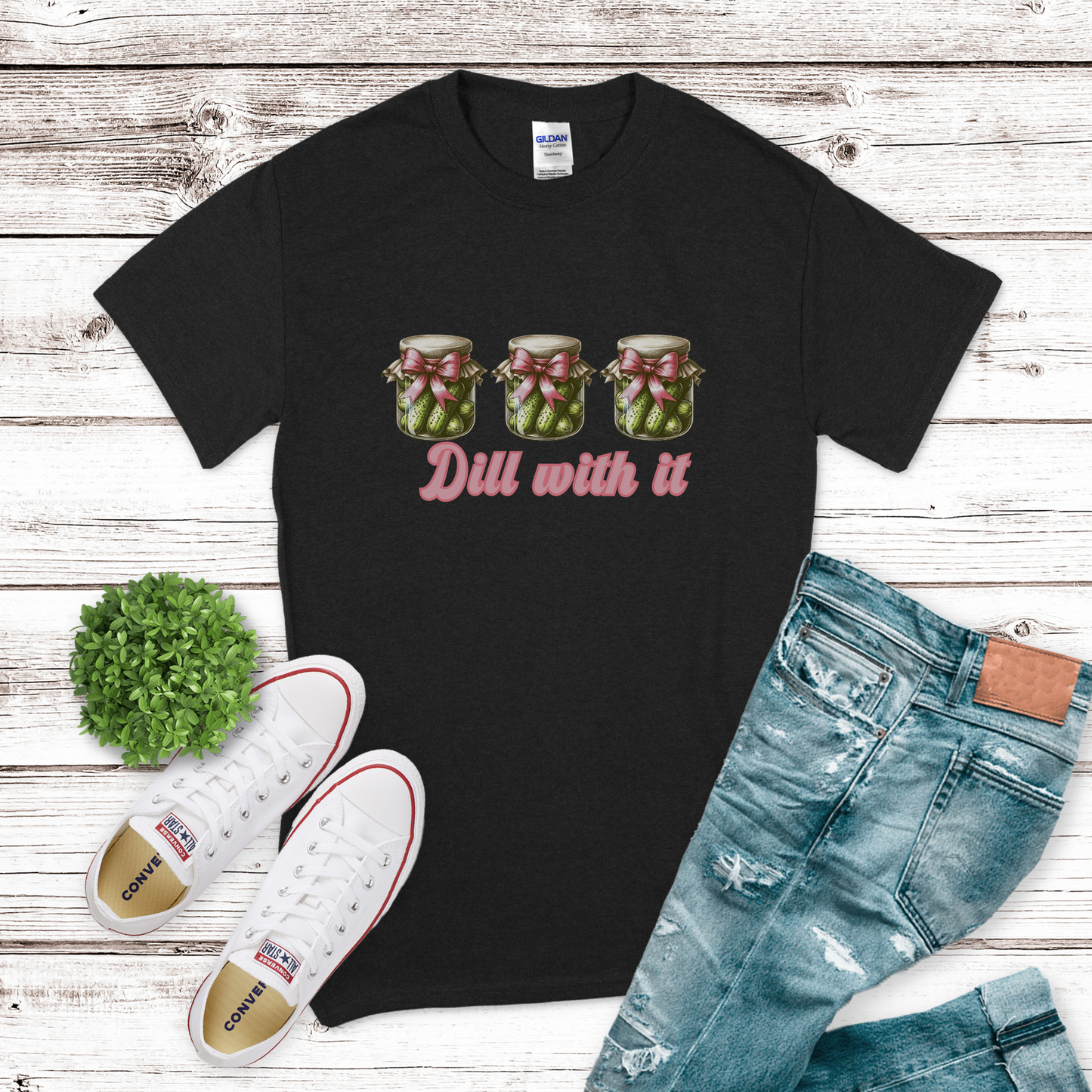 Dill With It – Pickle Ribbon Tee