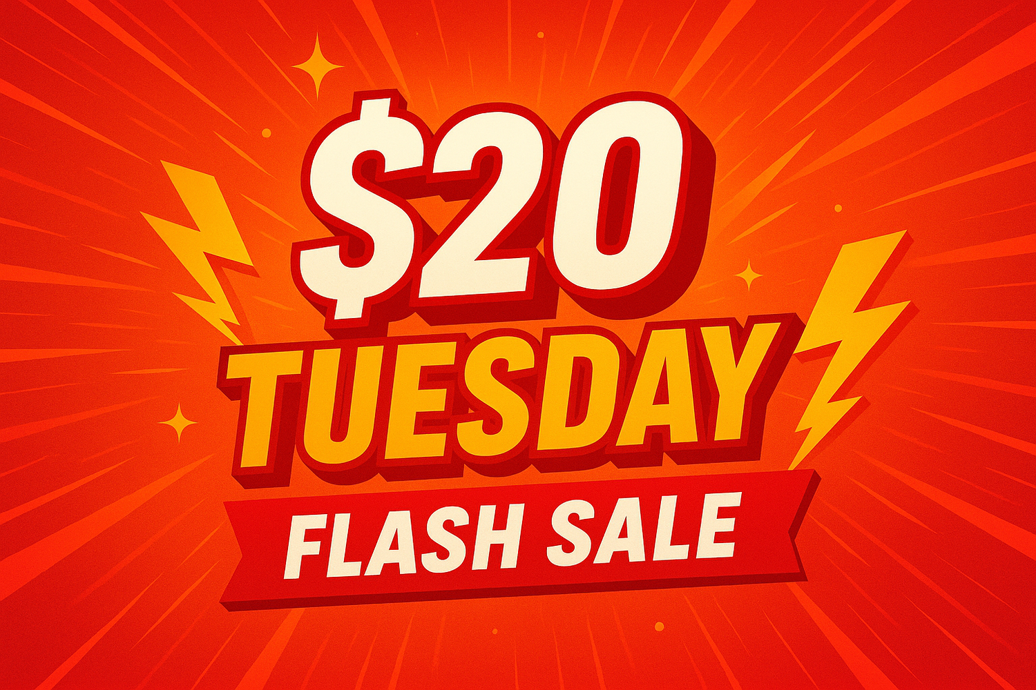 $20 Tuesday
