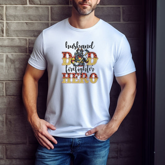 Dad Firefighter Hero